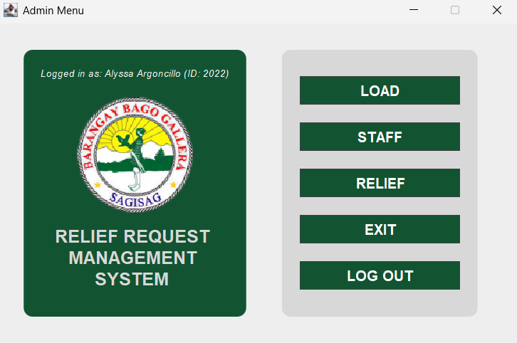 Relief Request Management System